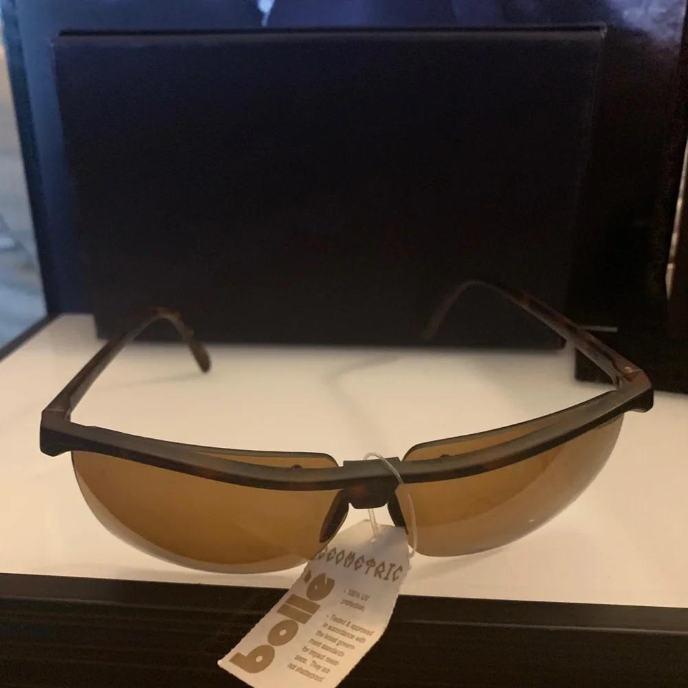 Bolle geometric‎ brown tortoise sunglasses